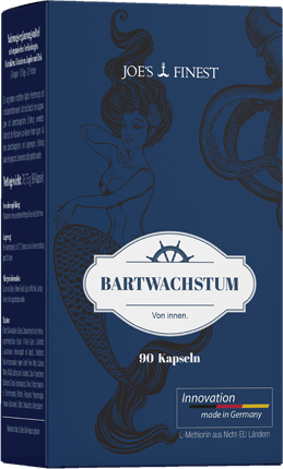 Joe Bartwuchsmittel Verpackung