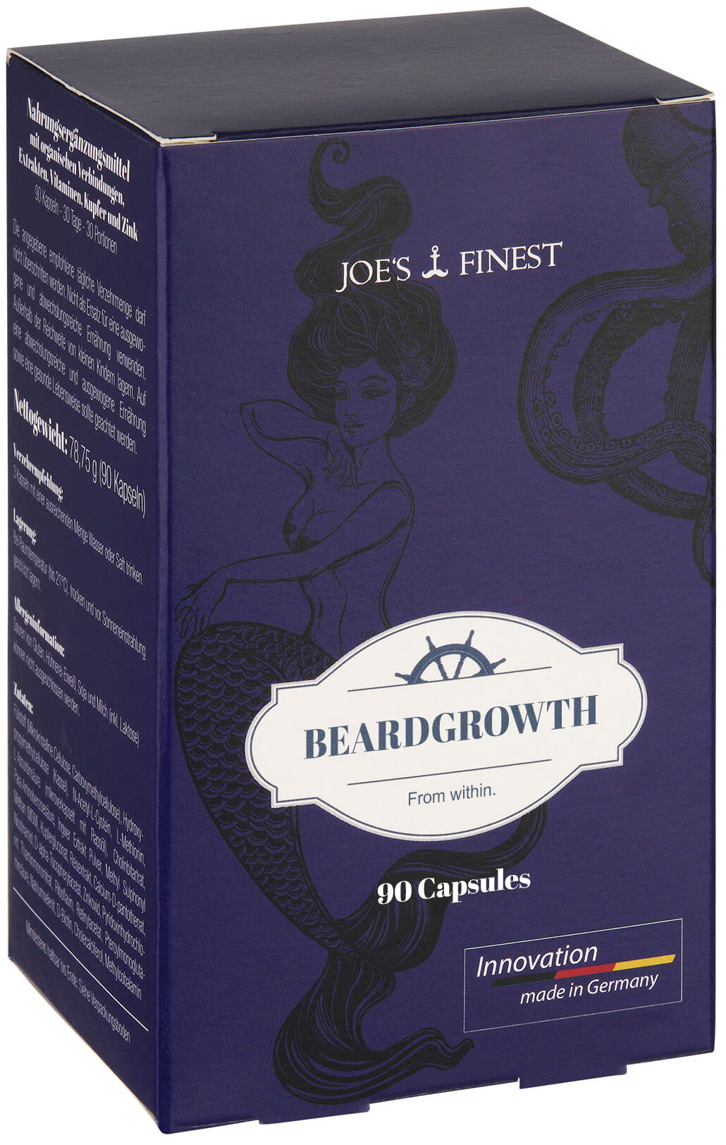 Joe Bartwuchsmittel Verpackung